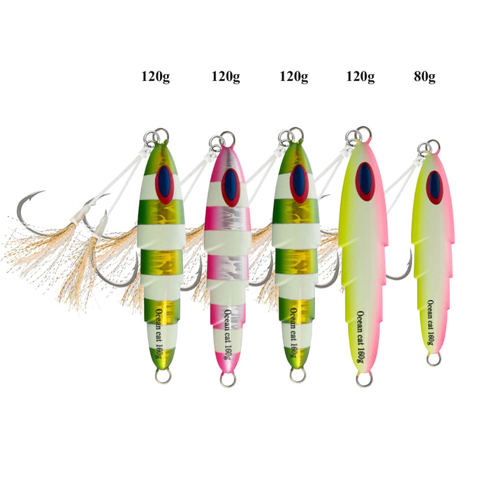 Slow Pitch Jigging Combo - 5 Pcs