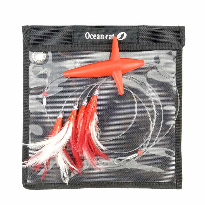 Feather Bird Teaser Daisy Chain Trolling Lure Bag