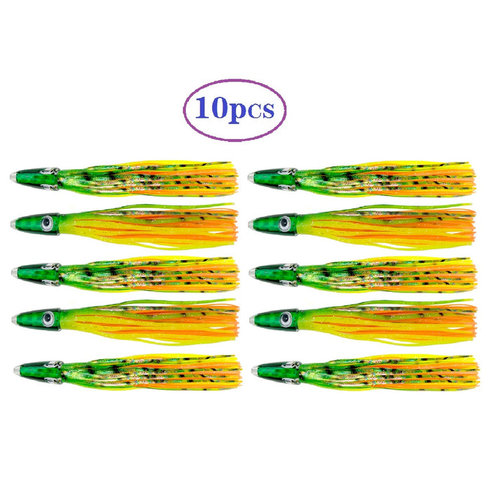 5.5 inches Soft Skirt Trolling lures