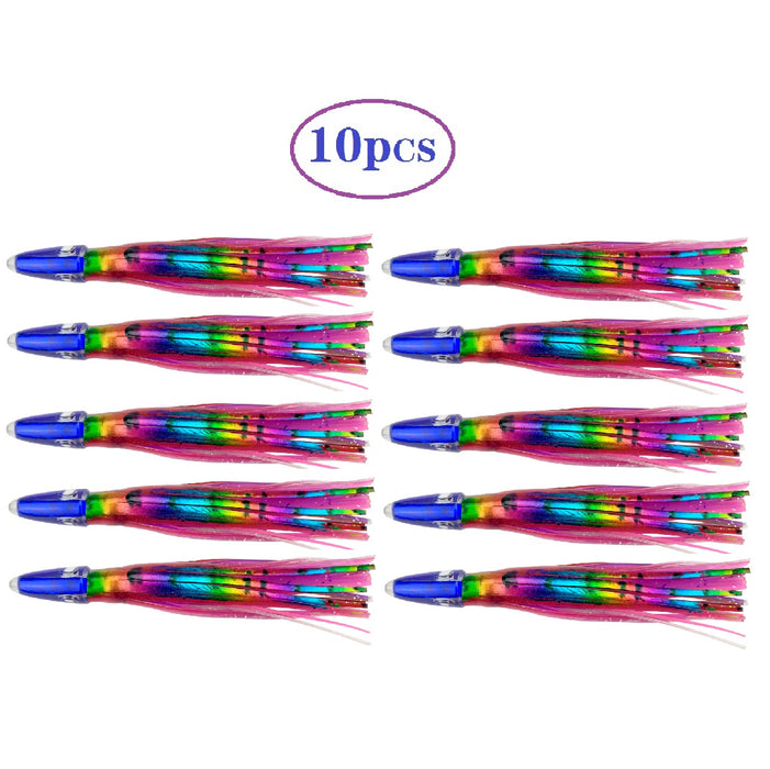 5.5 inches Soft Skirt Trolling lures