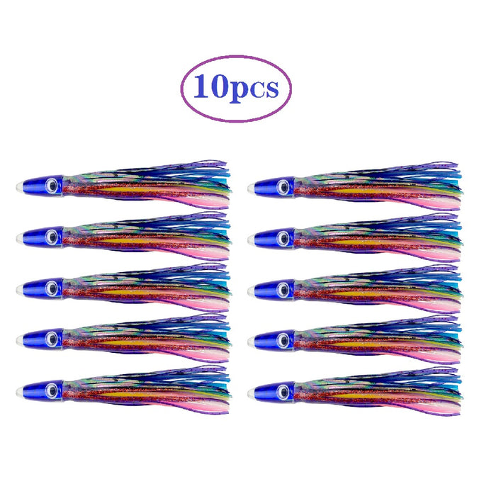 5.5 inches Soft Skirt Trolling lures