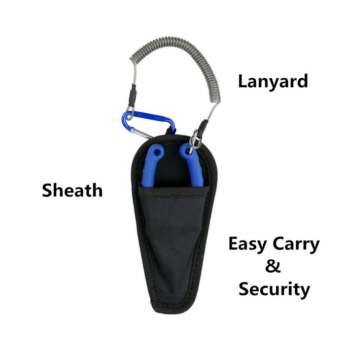 5 inches Stainless Steel Fishing Pliers- Blue Color