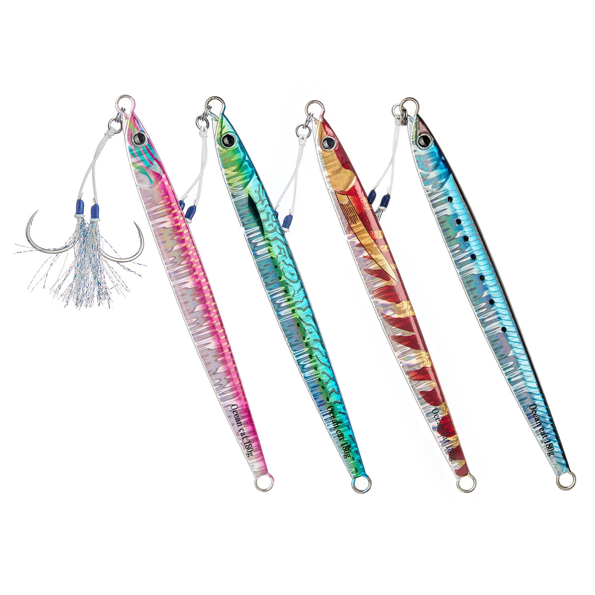 Fishing Jig Imposter Jig Slow Pitch Lure - Pinfish Pattern For Grouper,  Snapper, Amberjack (Inshore/Offshore) Slow Pitch Fishing Jig
