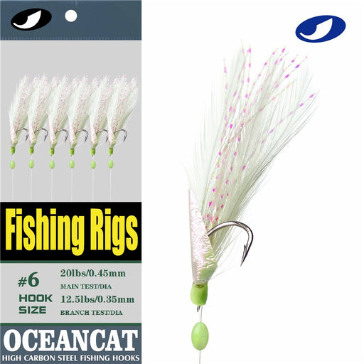 OCEAN CAT 5.5 Inches Weighted Squid Soft Plastic Trolling Lures Fishing  Tackle Hoochie Octopus Skirts Bait for Offshore Big Game Saltwater Fishing