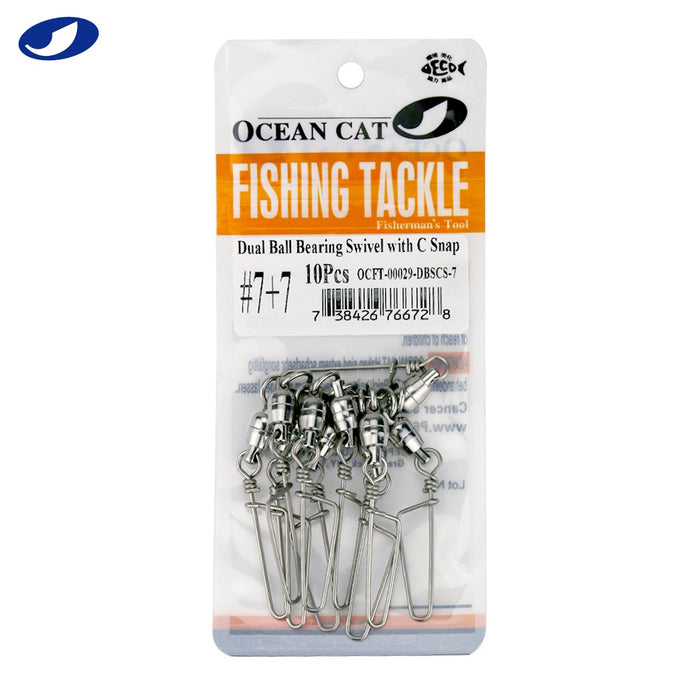 Accessories & Parts-29-Dual Spinning Ball Bearing Swivel with Coast Sn — OCEAN  CAT Fishing Tackle
