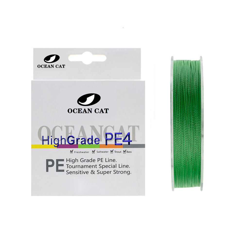 300m Braided Fishing Line 4 Strands, Cost-Effective Ultra Strong Braided  Line - 35lb/25lb/20lb/15lb, for River, Reservoir Pond, Ocean Beach Fishing