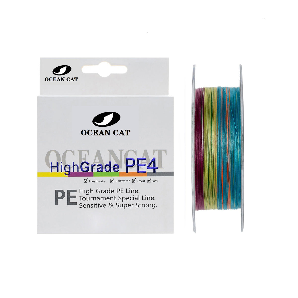 pro cat braided fishing line FINS Catfish 8-Strand, Green, 30 Pounds, 100 Yards Fish PowerPro Pro Cat 80lb Solid Braid
