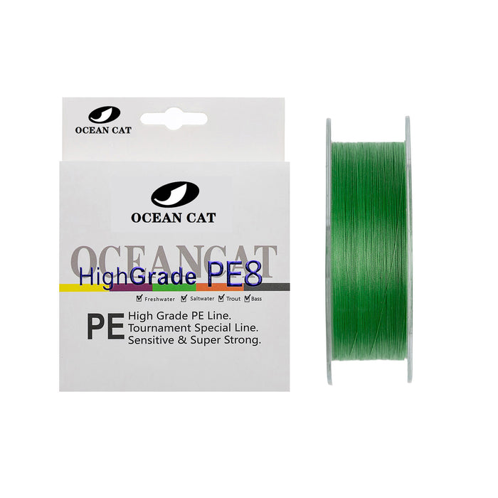 OCEAN CAT Eight-Strand Braid Wear-Resistant and Corrosion-Resistant Fishing Line Super High Performance PE Fishing Line — OCEAN CAT Fishing Tackle