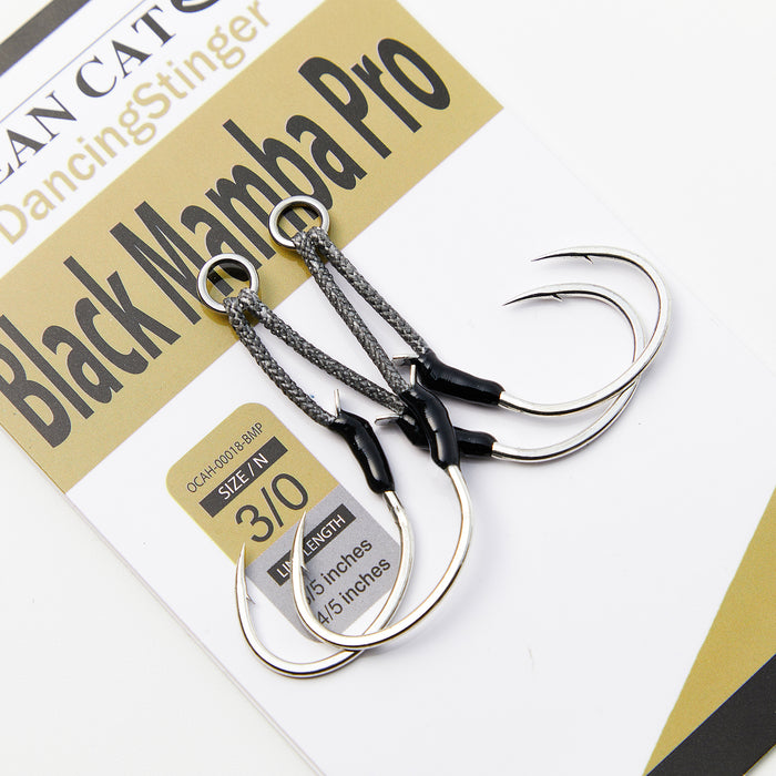 OCEAN CAT Assist Fishing Hooks Black Mamba Braided Slow Fast Fall Jigs Octopus Circle Hooks Double Stinger Jigging Hooks with Strong PE Line for Saltwater Freshwater Fishing OCEAN CAT Fishing Tackle OCEAN CAT Assist Fishing Hooks Black Mamba Braided Slow Fast Fall Jigs Octopus Circle Hooks Double Stinger Jigging Hooks with Strong PE Line for Saltwater Freshwater Fishing OCEAN CAT Fishing Tackle