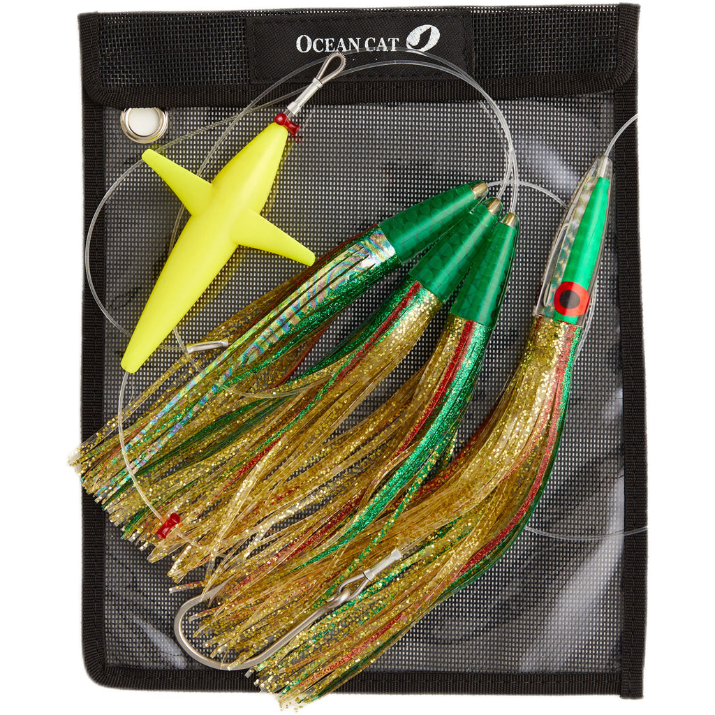 Green Color Trolling Lure Bag — OCEAN CAT Fishing Tackle
