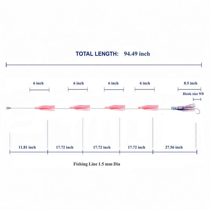 5 inch/6 inch/8 inch Trolling Lure Bag