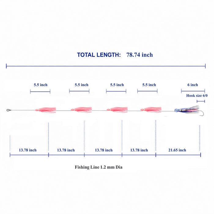 5 inch/6 inch/8 inch Trolling Lure Bag