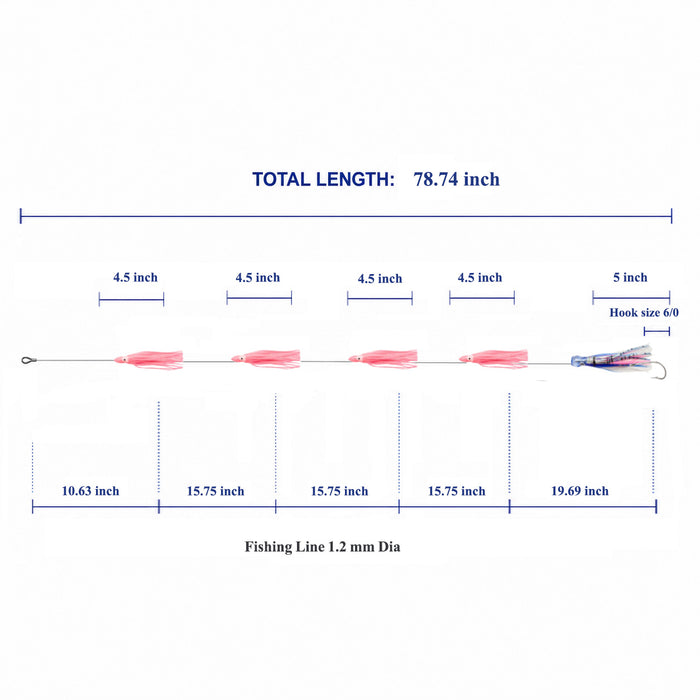 5 inch/6 inch/8 inch Trolling Lure Bag