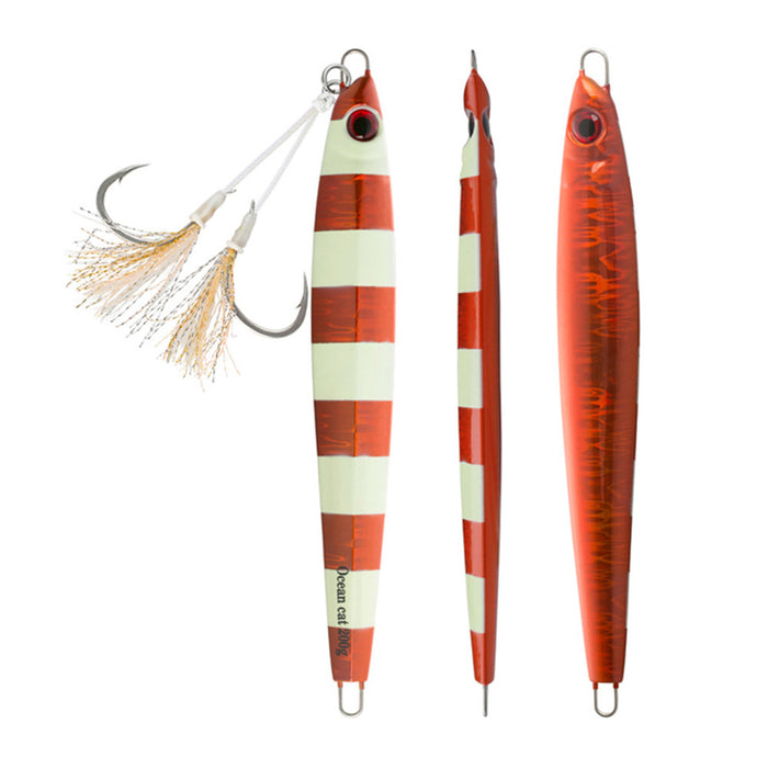 OCEAN CAT 1 PC Slow Fall Pitch Fishing Lures Sinking Lead Metal Flat Jigs Jigging Baits with Hook for Saltwater Fishing Lures — OCEAN CAT Fishing Tackle OCEAN CAT 1 PC Slow Fall Pitch Fishing Lures Sinking Lead Metal Flat Jigs Jigging Baits with Hook for Saltwater Fishing Lures — OCEAN CAT Fishing Tackle