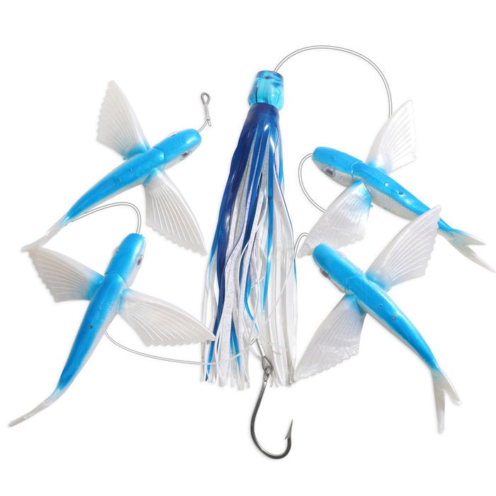 12 Inches Flying Fish Trolling Lures Bag — OCEAN CAT Fishing Tackle