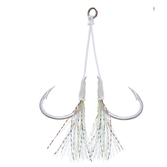 butterfly hooks fishing OCEAN CAT Assist Hooks Butterfly Glow Jigging Jigs Slow Fast Fall Hooks Size 2/0,3/0,4/0,5/0,6/0 — OCEAN CAT Fishing Tackle