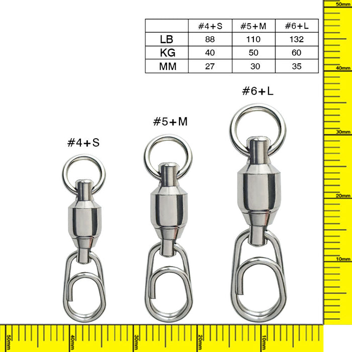Accessories & Parts-27-Ball Bearing Swivel with Quick Snap