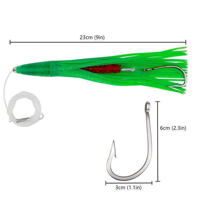 9 inches/12 inches Green Machine Trolling Lure